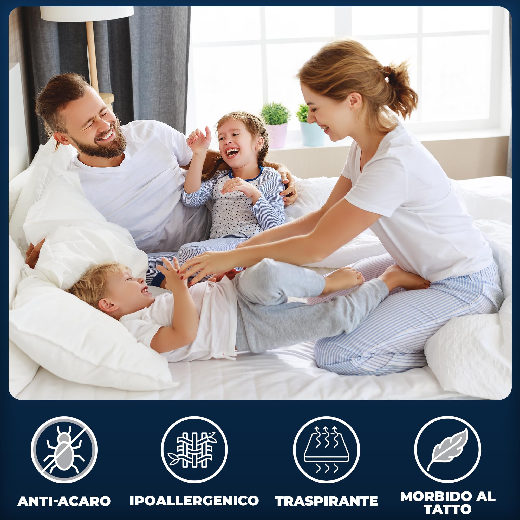 Coprimaterasso Singolo Impermeabile in Cotone 90x190 cm Lenzuolo Cerata Letto Traversa Lettino Protezione in Terry per Materasso Traspirante Antiacaro Anallergico Lavabile in Lavatrice con 4 Elastici