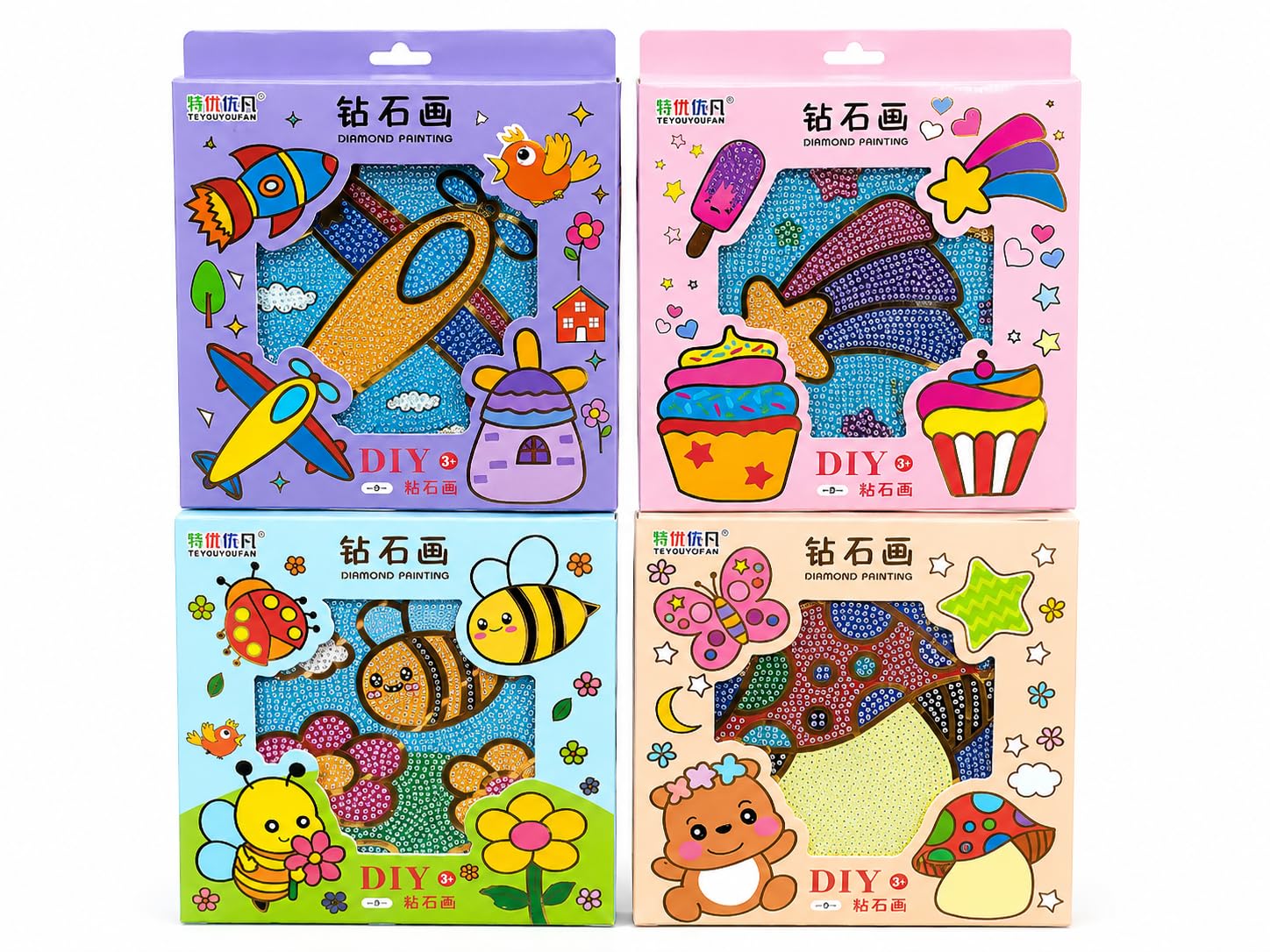 DIY Diamond Painting Kit for Kids, Cartoon Art & Craft Activity Set(1 pc) | Diamond Art, DIY Craft Kit-picture-11