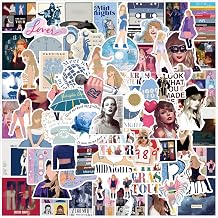 100 Pcs Popular Music Singer Stickers Waterproof Vinyl Decals for Laptop, Guitar, Skateboard, Phone, Luggage, Scrapbook Aesthetic Music & Band Merch Gift for Teens