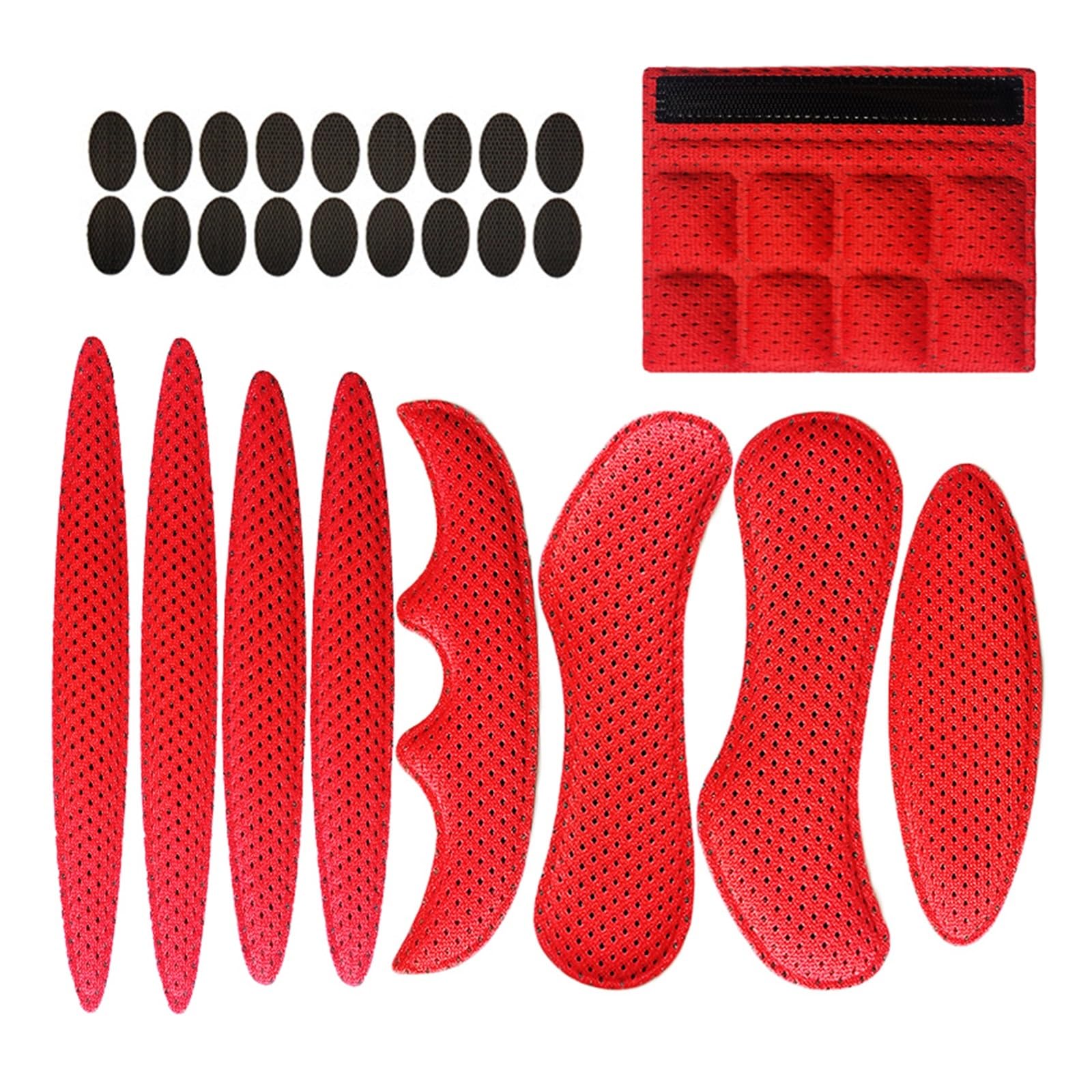 MEATZLBK W Cycling Lined with Breathable Sponge Lined Chin Pad Y(Chin pad 4pcs)