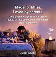 Vista 5 de Hatch Rest - Máquina de sonido para bebé, luz nocturna 2 generación Entrenador de sueño, reloj despertador de tiempo de subida, chupete de ruido