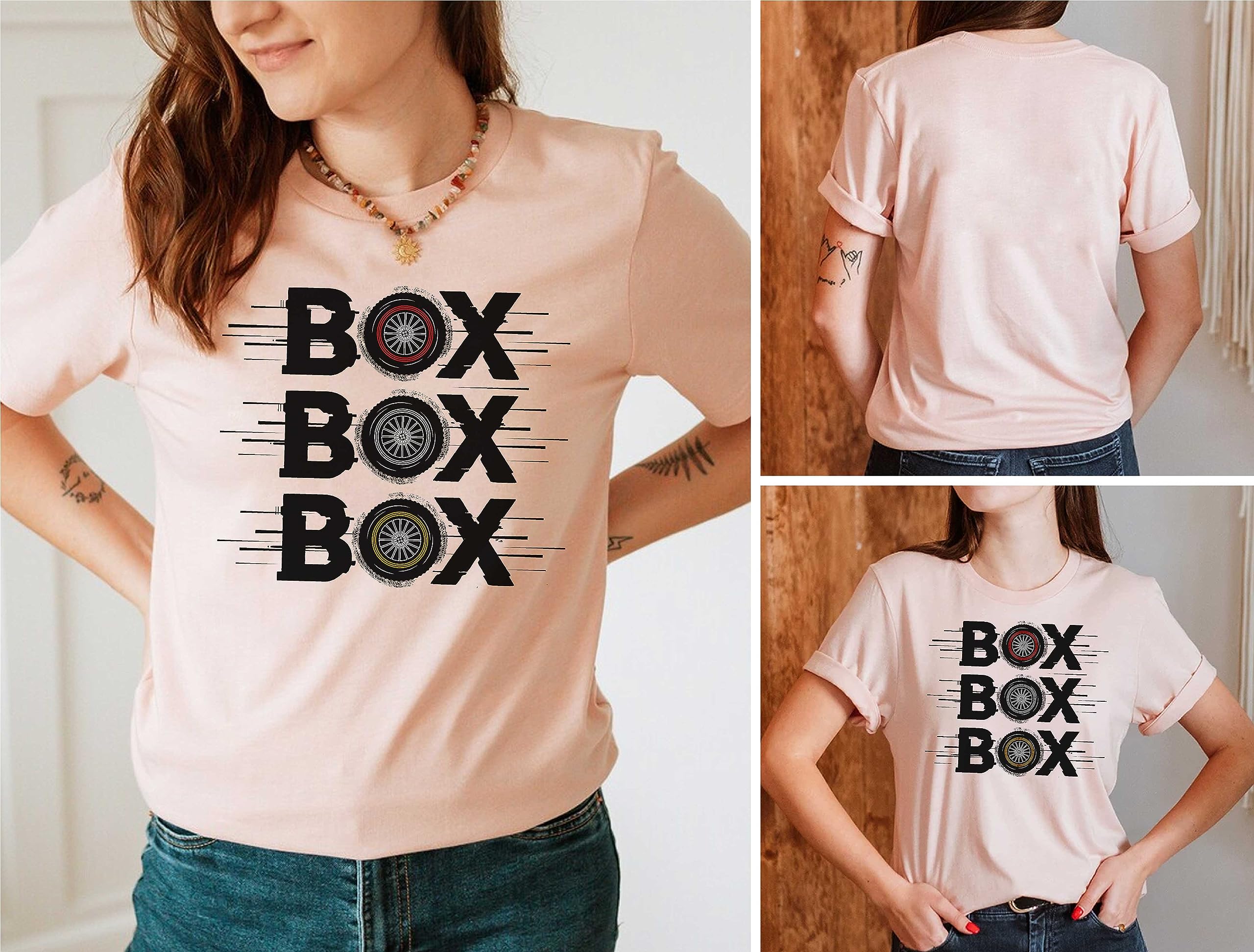 Box Box Box Shirt Motorsport Formula ABD Gp Pit Stop Race Day Austin Gp T-Shirt #00018-47