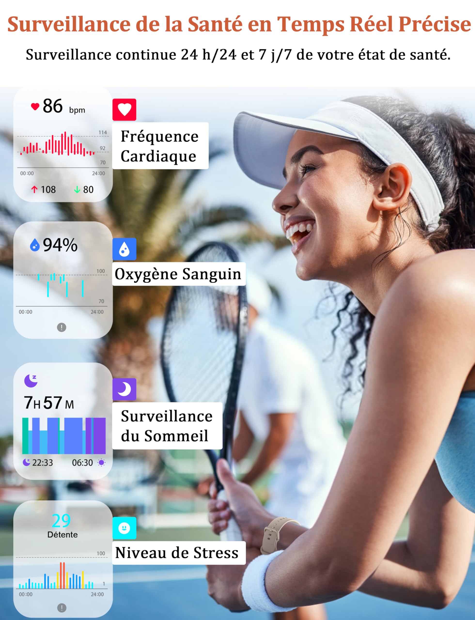 LODIMEKE Montre Connectée pour Samsung Apple Xiaomi, Appel Bluetooth, Montre Étanche Natation IP68, 1,83" Smartwatch Femme Homme, 100+ Sports, Fréquence Cardiaque, Pression, Sommeil, Fitness Tracker