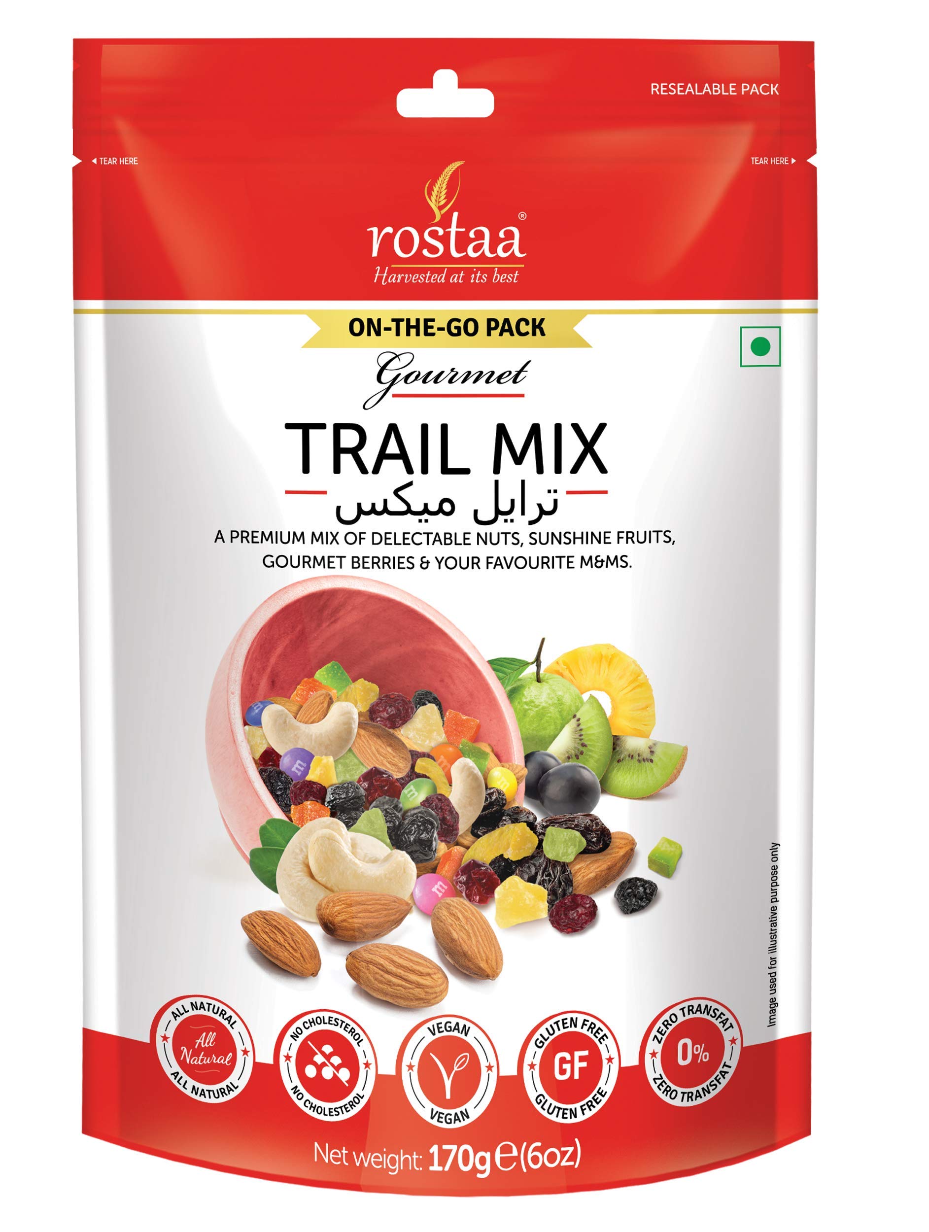 rostaa Trail Mix Assorted Mix Dry Fruits Healthy Dry Fruits Mix Dry Fruits 170G (Pack of 1) Healthy Mixed Nuts with Dry Fruits, Premium Fruit, Nut & Fiber Supermix (B07V9YD7YS) Amazon Price History, Amazon Price Tracker