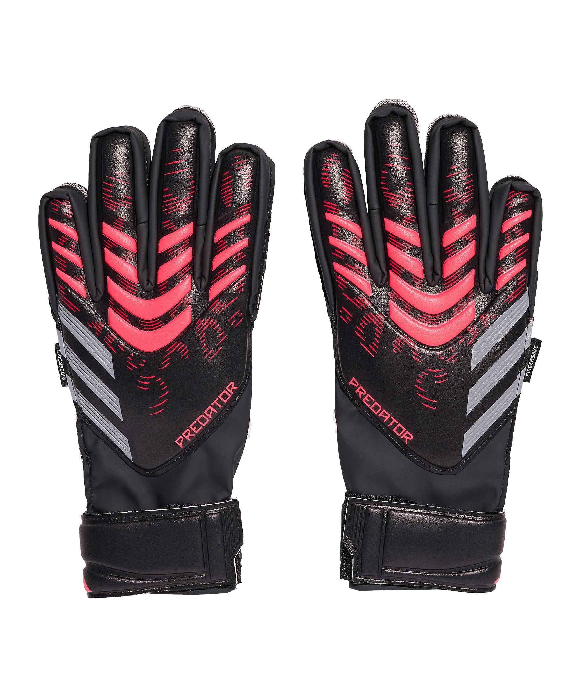 adidas Unisex Match Fingersave rękawice bramkarskie juniorzy czarne/czerwone 5