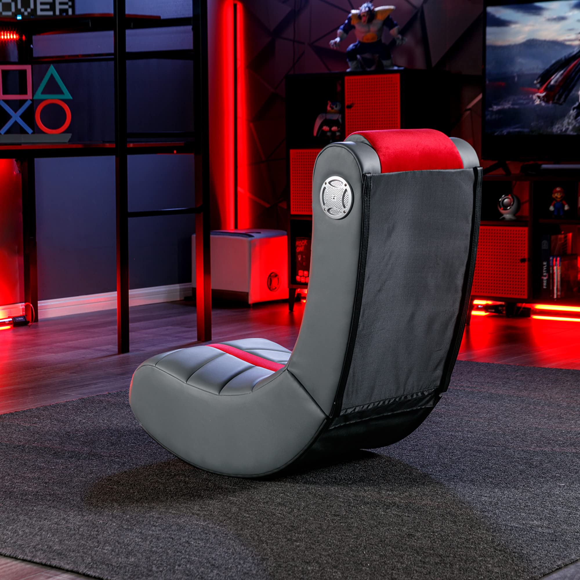 X Rocker Extreme III 2.0 Gaming Rocker Chair with Audio System, 26 x 17