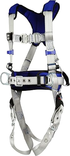 Miniatura 2 de 3M DBI-SALA ExoFit X100 Comfort Construction - Arnés de seguridad para escalada/posicionamiento, protección contra caídas con cinturón corporal,