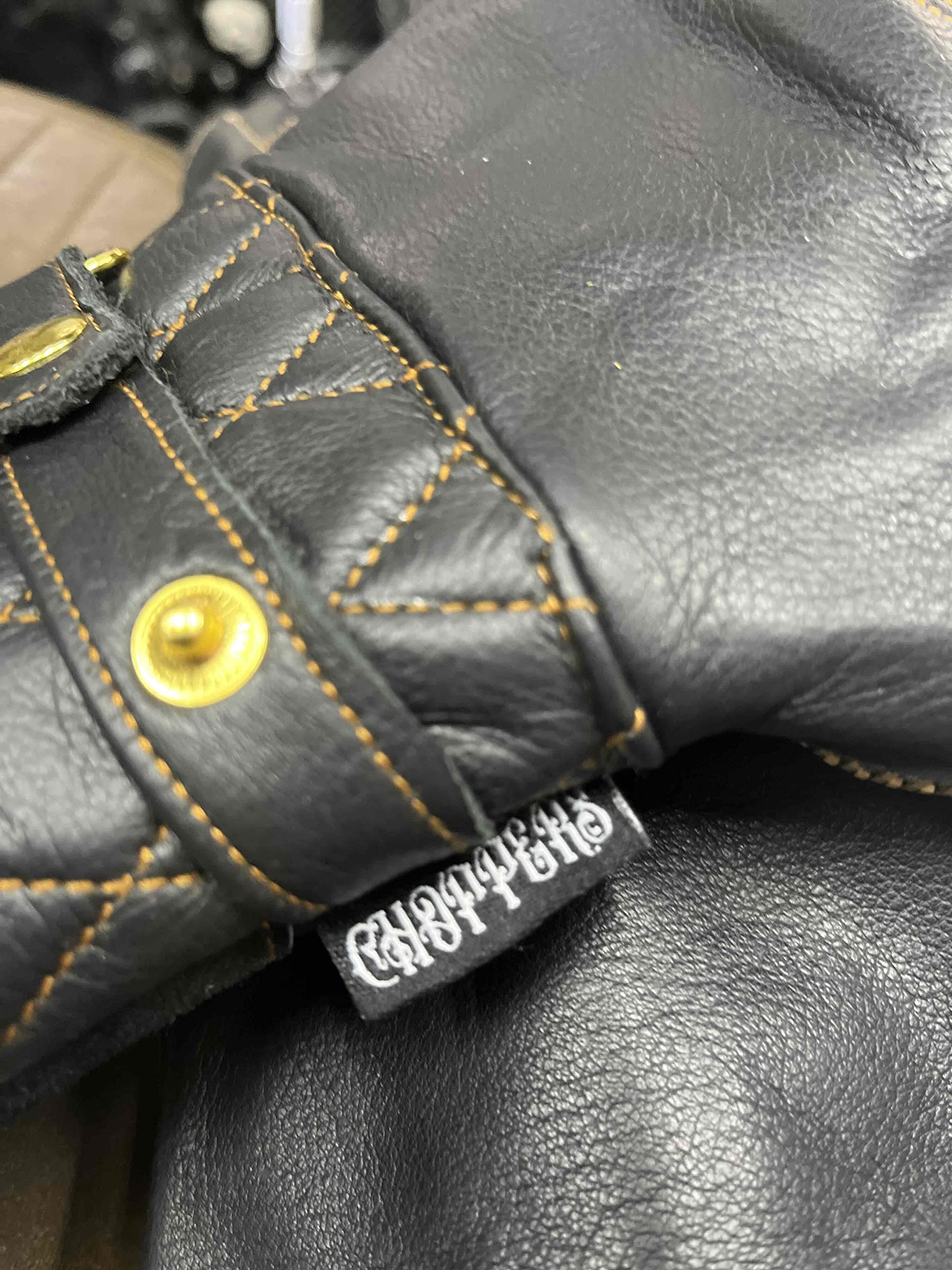 Amazon | CHOPPERS STRONGガントレット M 牛革・バイクグローブ glb-04