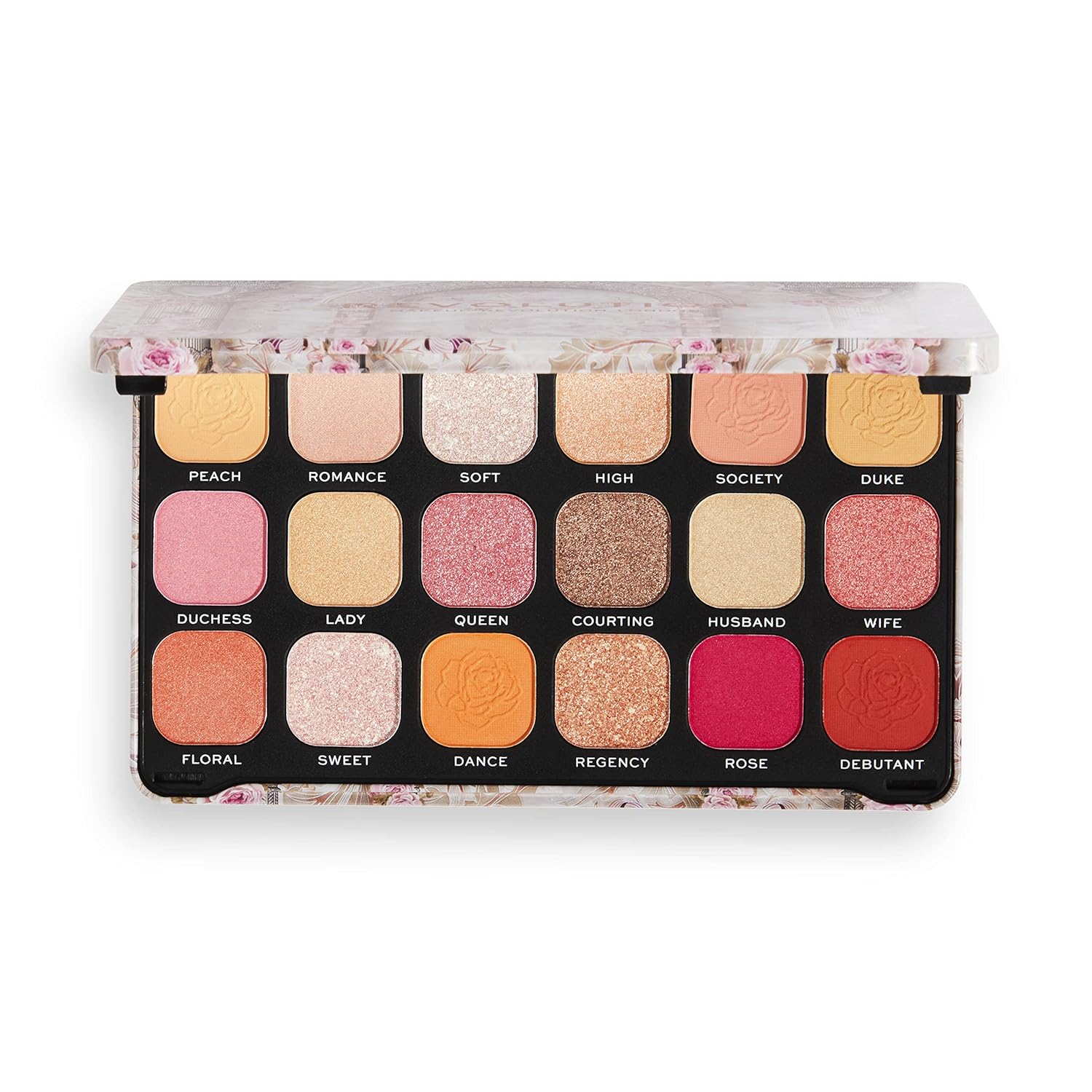 Makeup Revolution, Forever Flawless, Eyeshadow Palette, Regal Romance, 19.8g
