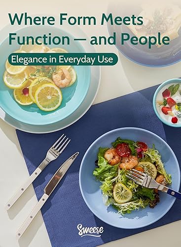 Miniatura 5 de Sweese 124.003 - Juego de 6 cuencos de porcelana de 30 onzas para pasta, ensalada, colores surtidos