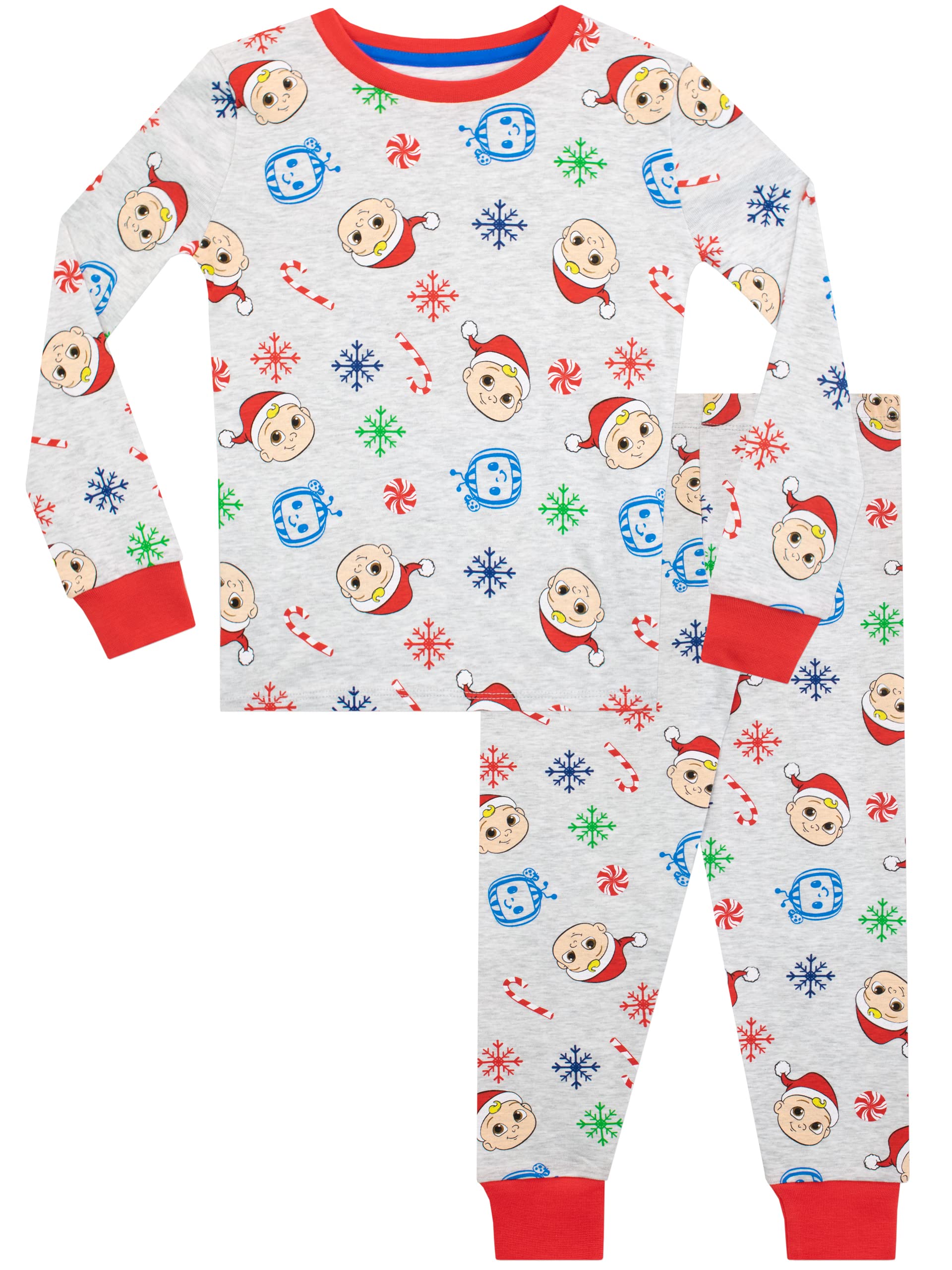 CoComelon Boys Christmas Pyjamas Grey 12-18 Months