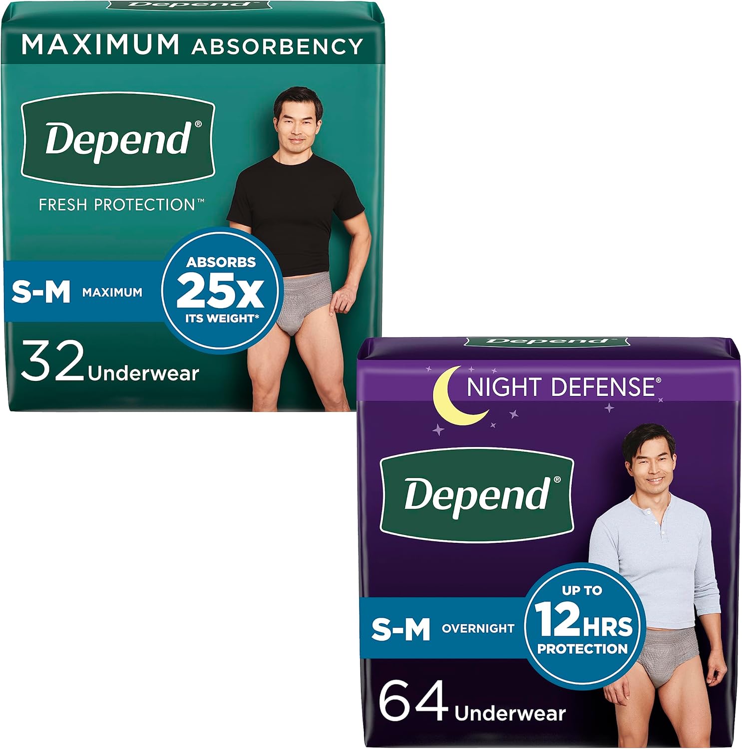 Adult Incontinence Underwear Bundle Depend Fresh