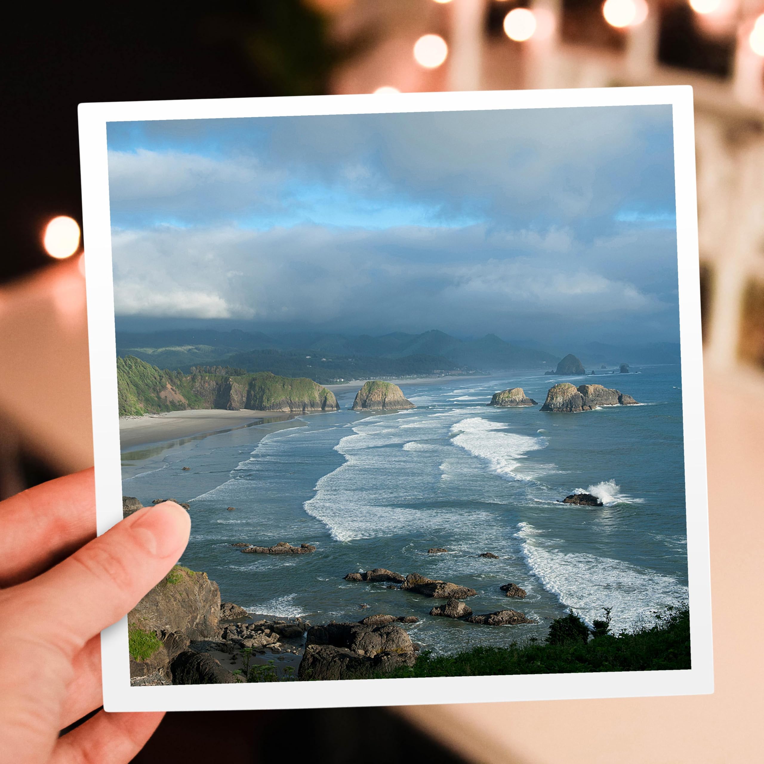 3dRose Greeting Cards - The Oregon coast and Cannon Beach from Ecola State Park, Oregon. - 12 Pack - Beaches - Image 7
