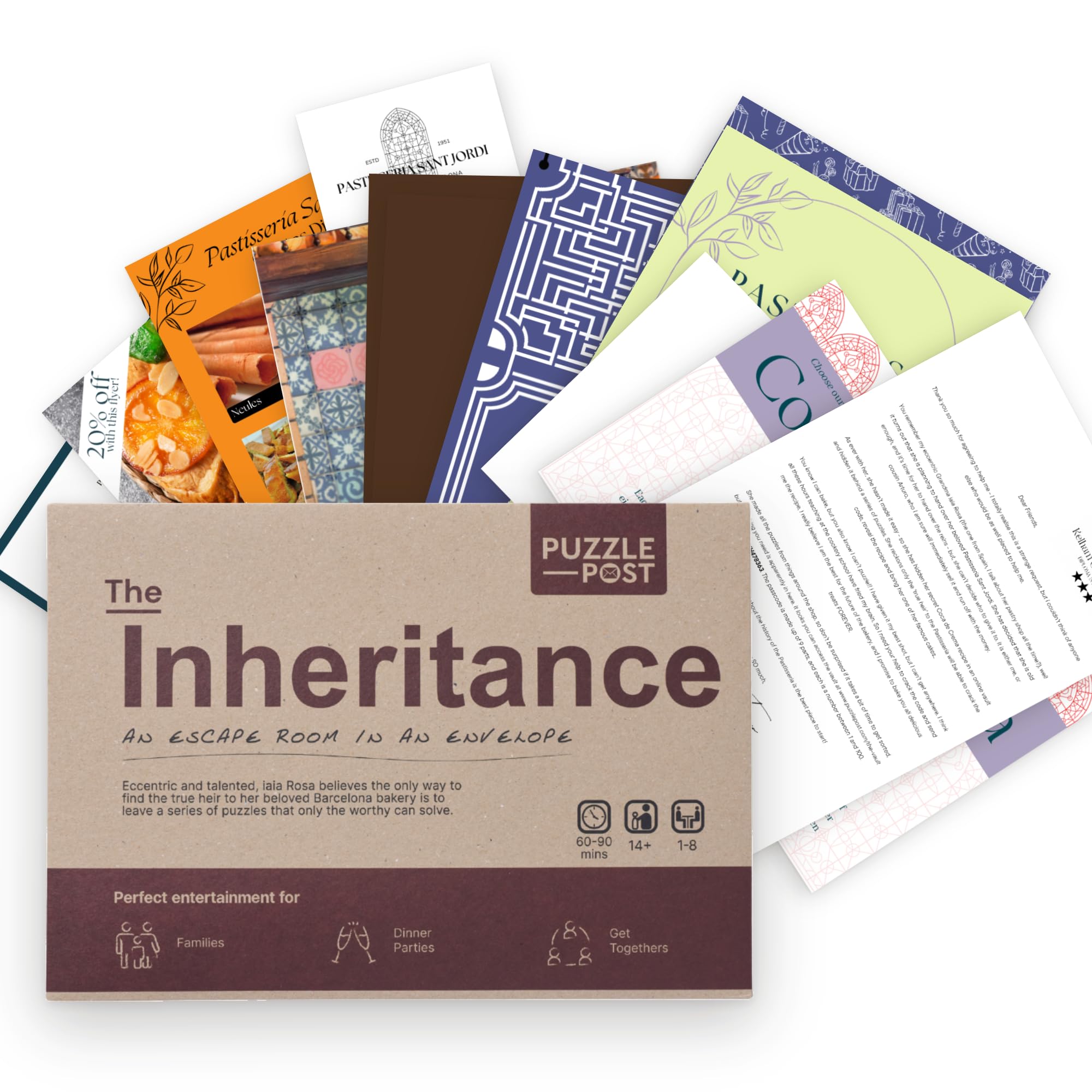 Envelope Escape Room Puzzle - The Heritage
