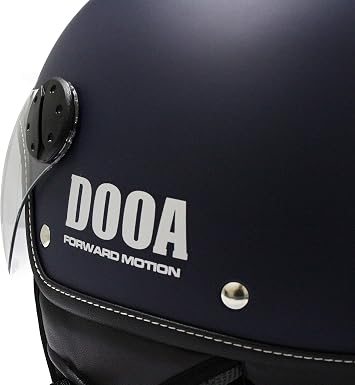 DOOA Casco Demi Jet CS16D Blue Opaco/Silver Matt Blue/Silver Fashion helmet  (XL) : Amazon.it: Auto e Moto