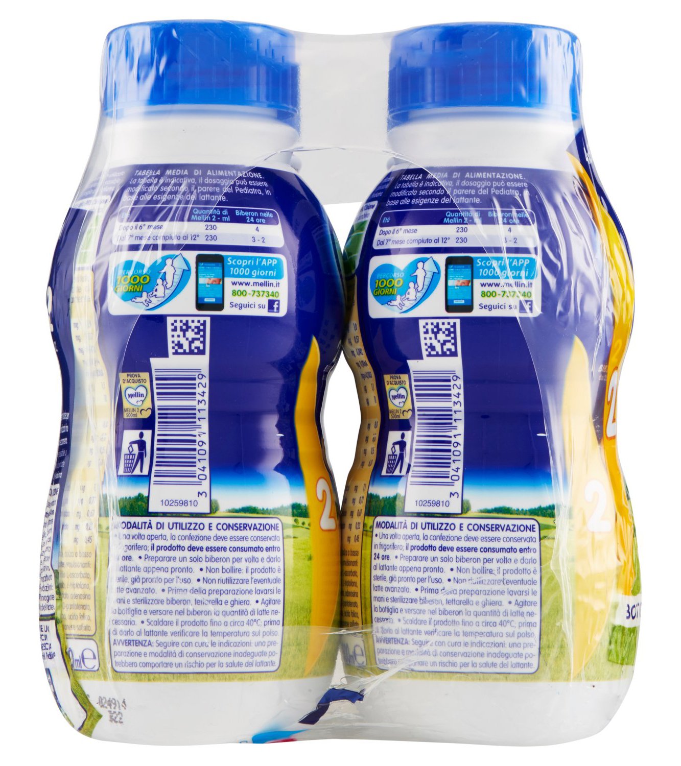 Mellin Latte Liquido di Proseguimento - 2000 ml