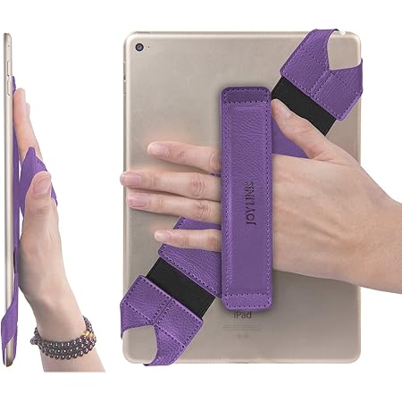 Universal Tablet Hand Strap Holder, Joylink 360 Degrees Swivel Leather ...