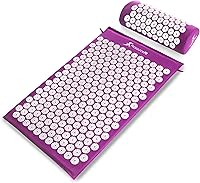 Vista 10 de ProsourceFit Acupressure Mat and Pillow Set for Back/Neck Pain Relief and Muscle Relaxation