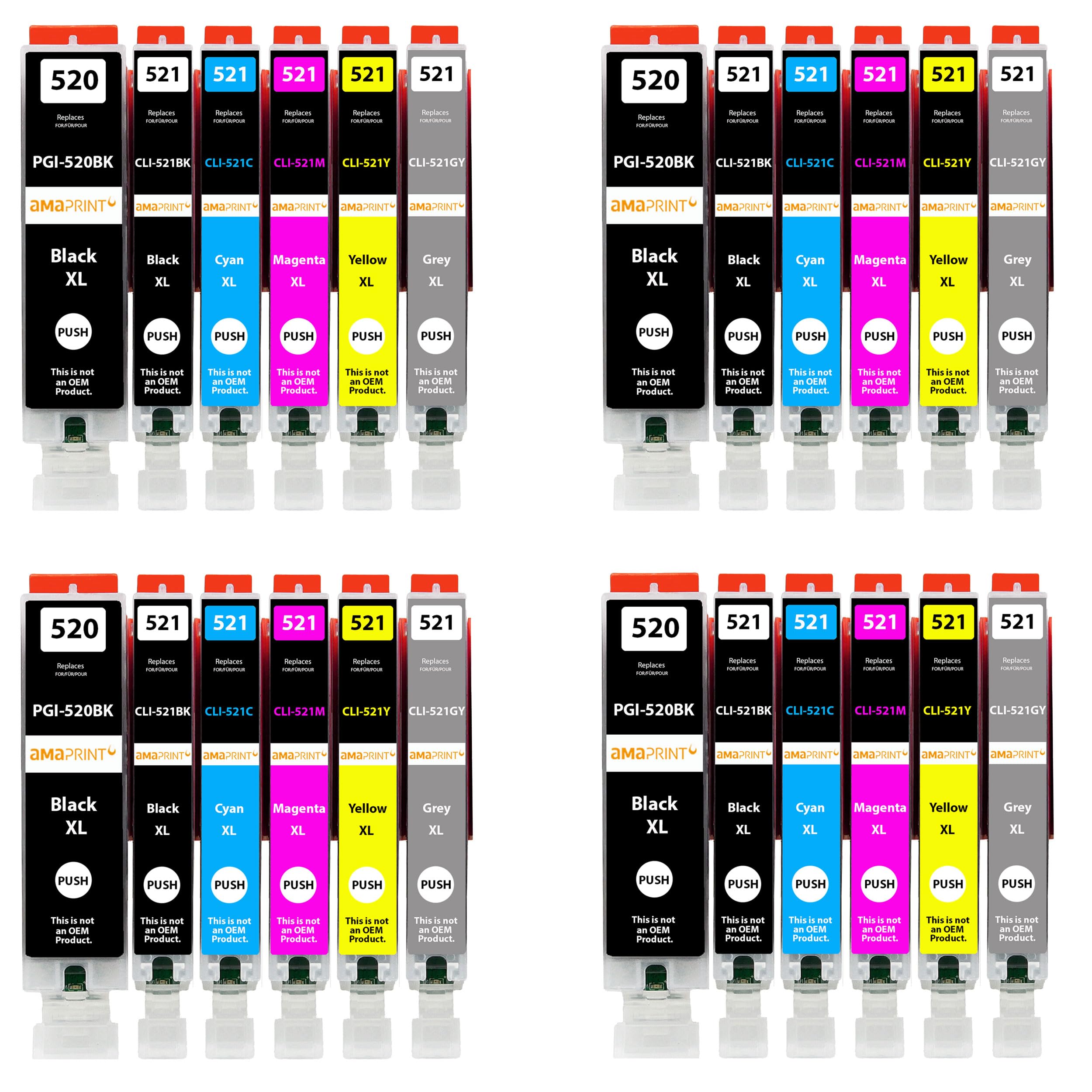 Canon Nero Pgi-520bk Canon Nero Cli-521bk - Foto 10