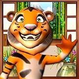 Sprechen Sie  auf den Tiger und er wird wiederholen Sie Ihre Worte