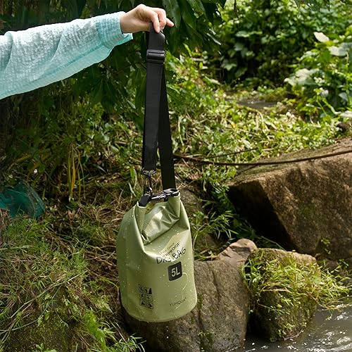 Miniatura 7 de Mochila impermeable de 5L10L20L30L40L, bolsas de almacenamiento impermeables flotantes para kayak, canotaje, natación, senderismo, camping y pesca