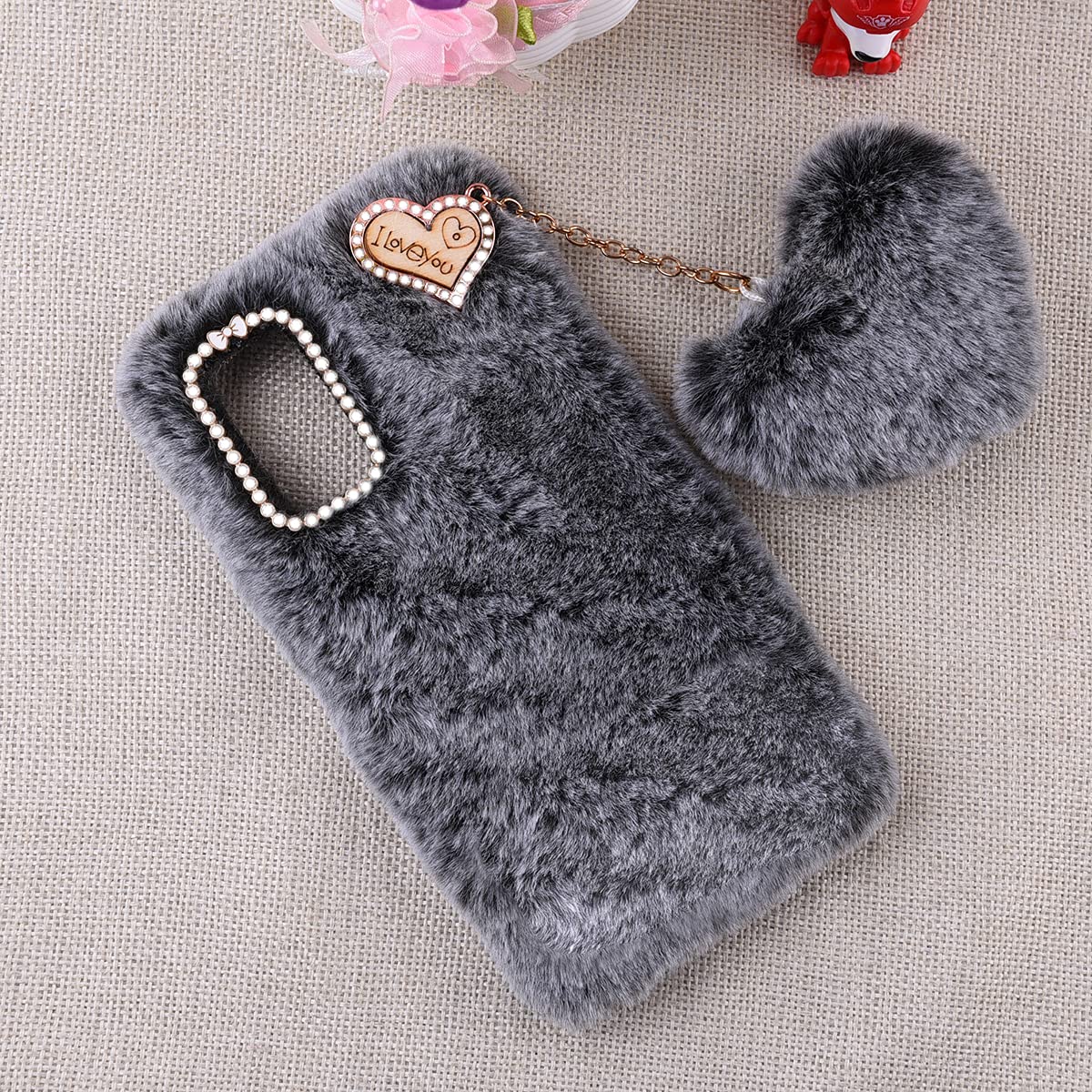 Custodia Coniglio Custodia Peluche Per Realme 7i E C17 - Cover Con