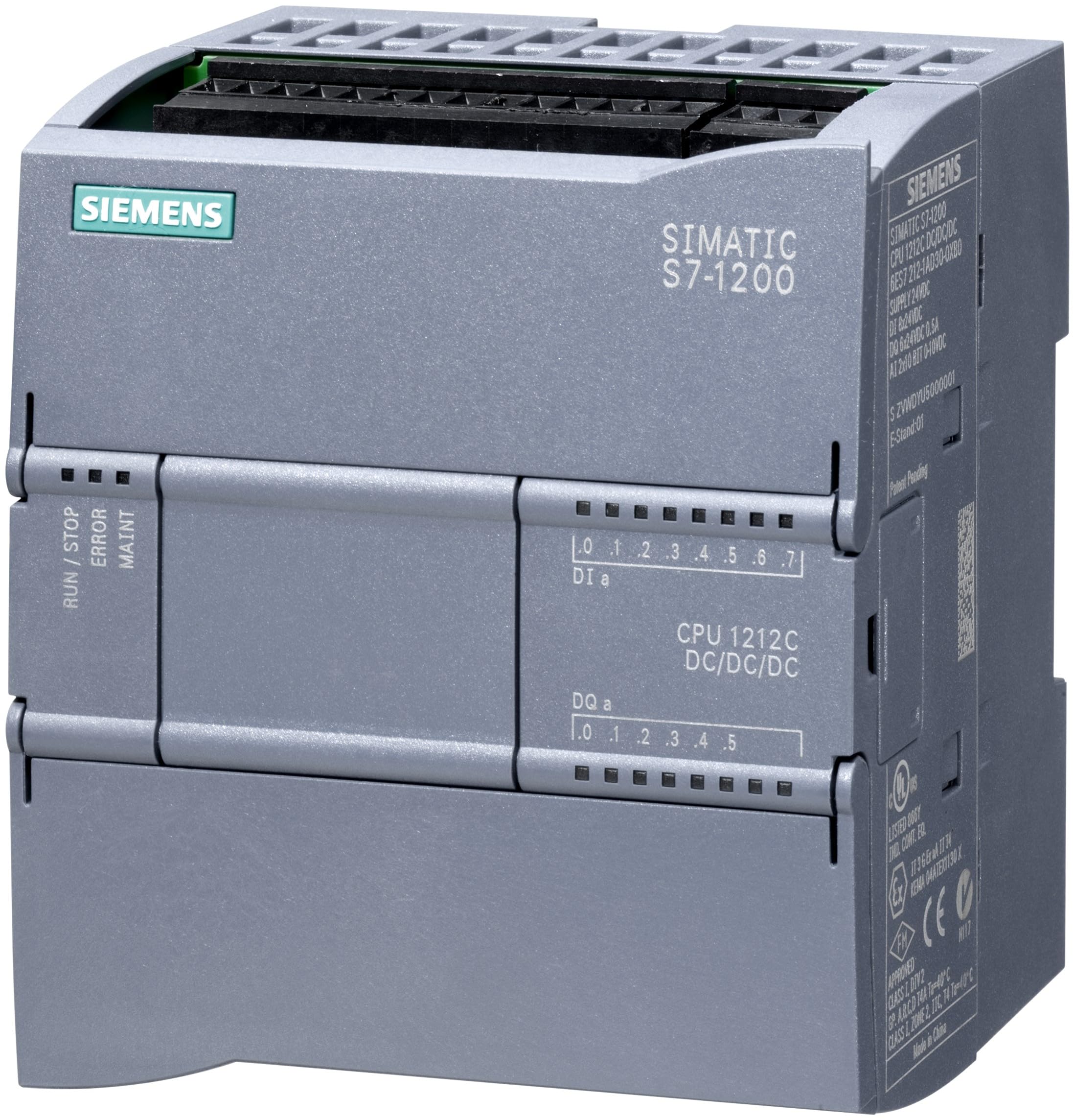 Siemens st70-1200 - Cpu 1212 contactos dc/dc/dc e/s 8 ed 24v corriente continua 6sd