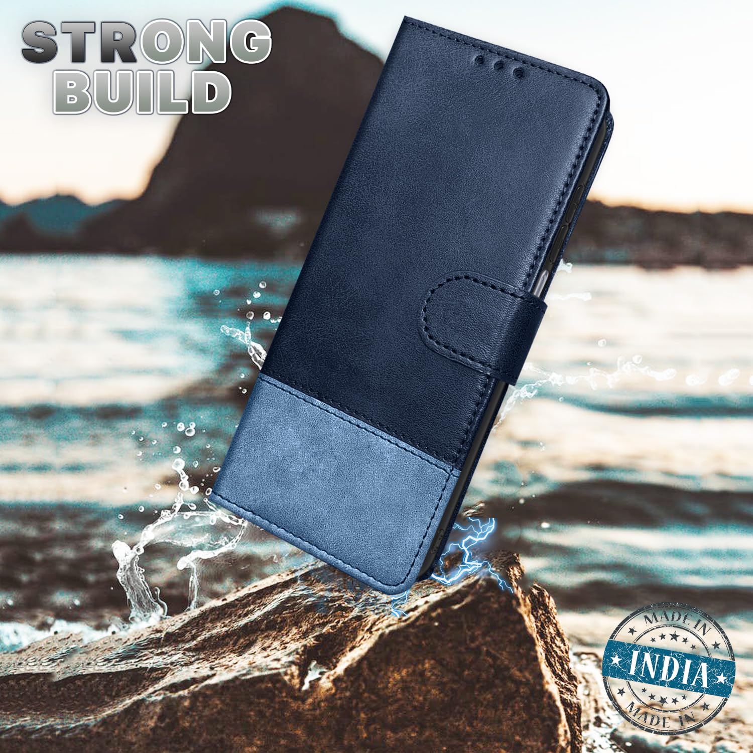 Samsung Galaxy M32 Case - PU Leather Flip Cover -2