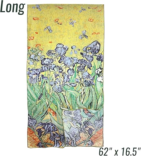 Miniatura 2 de Bufanda de seda de morera 100% para mujer, bufandas cuadradas y largas, chales y envolturas para artista, colección de regalo