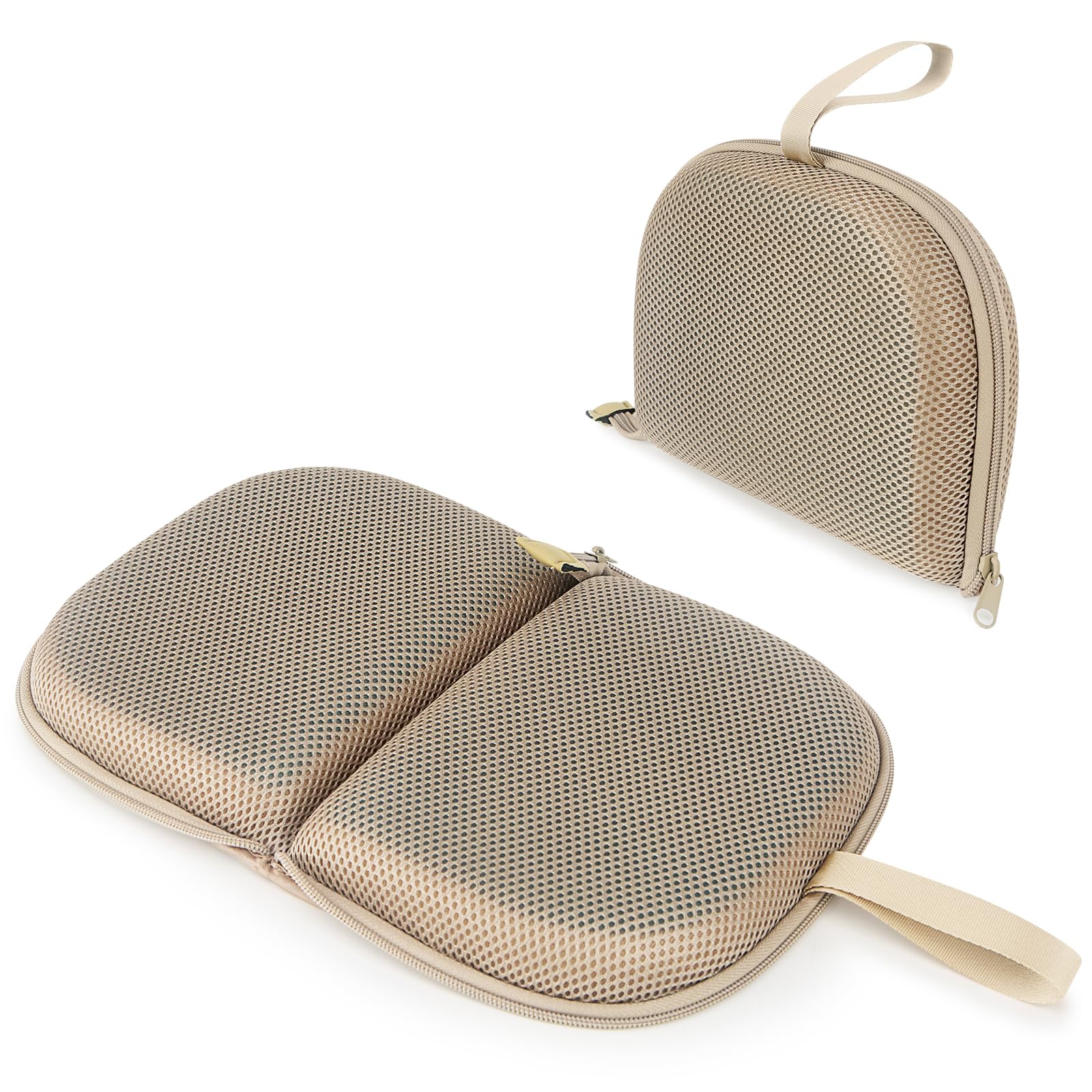 SeoTin Mini Portable Cushion 33x22cm, Foldable Seat Cushioin for Tiny Seat (Champagne)