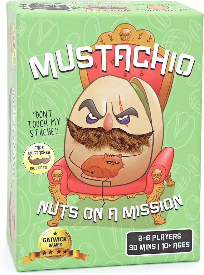 Mustachio by Gatwick Games Mustaches Now Included A Strategy Game