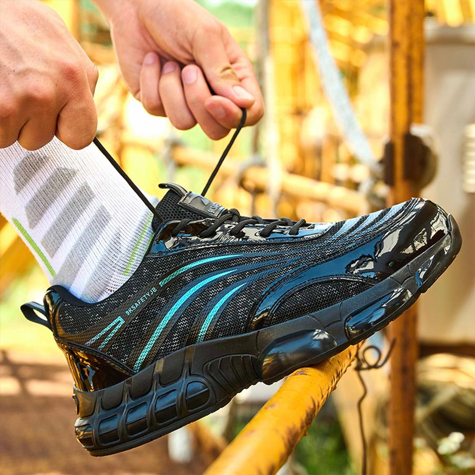 Genérico Zapatos de Hombre Caminar Bambas Gimnasio Casuales de Gran tamaño Trekking Tenis Caminar Bambas Gimnasio Ligeros Transpirables Zapatos Ortopédicos Cómodos Correr Trabajar