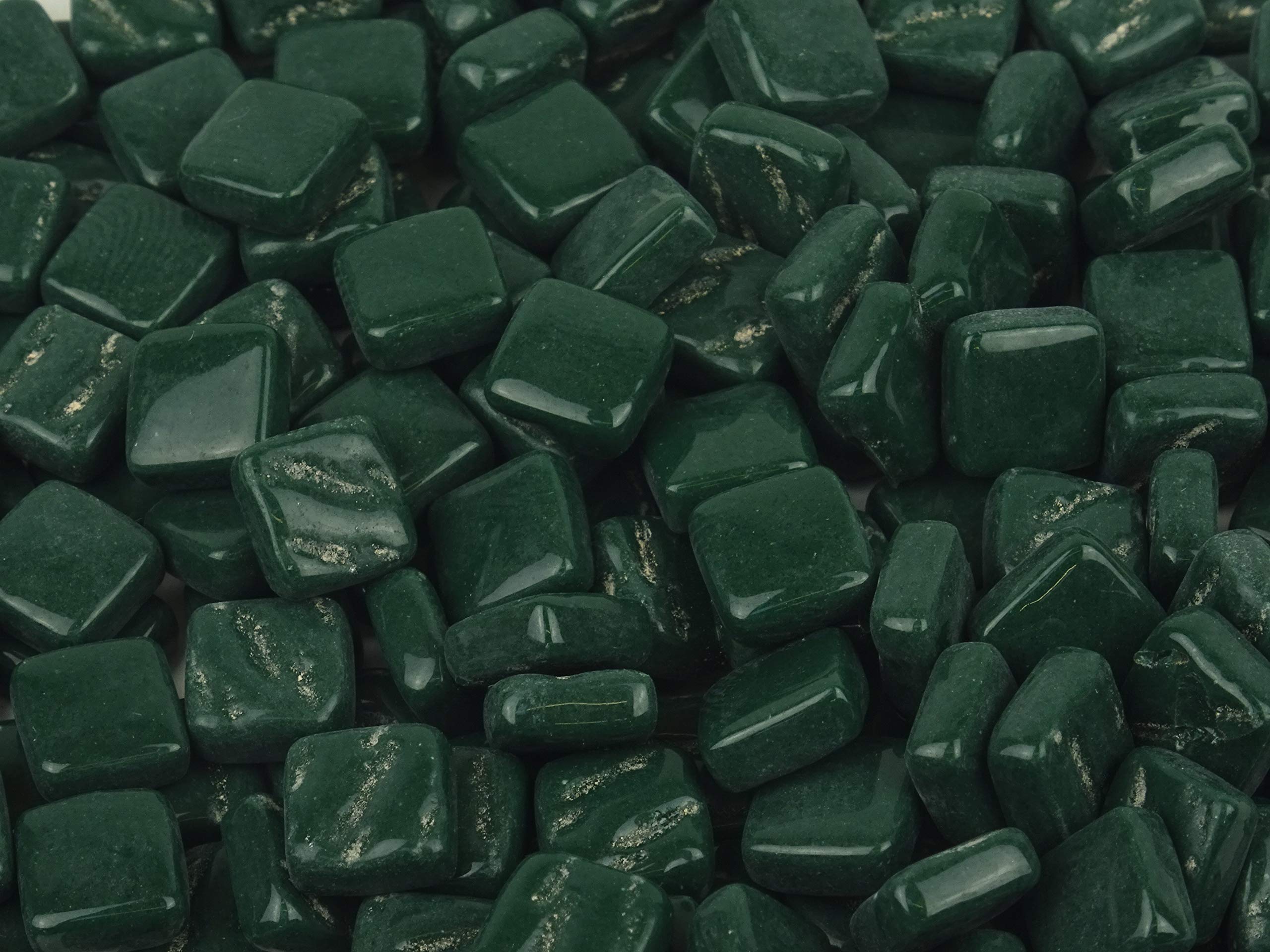 Mosaic Heaven Green Ottoman Glass Micro Mosaic Tiles Dark 100 Pack