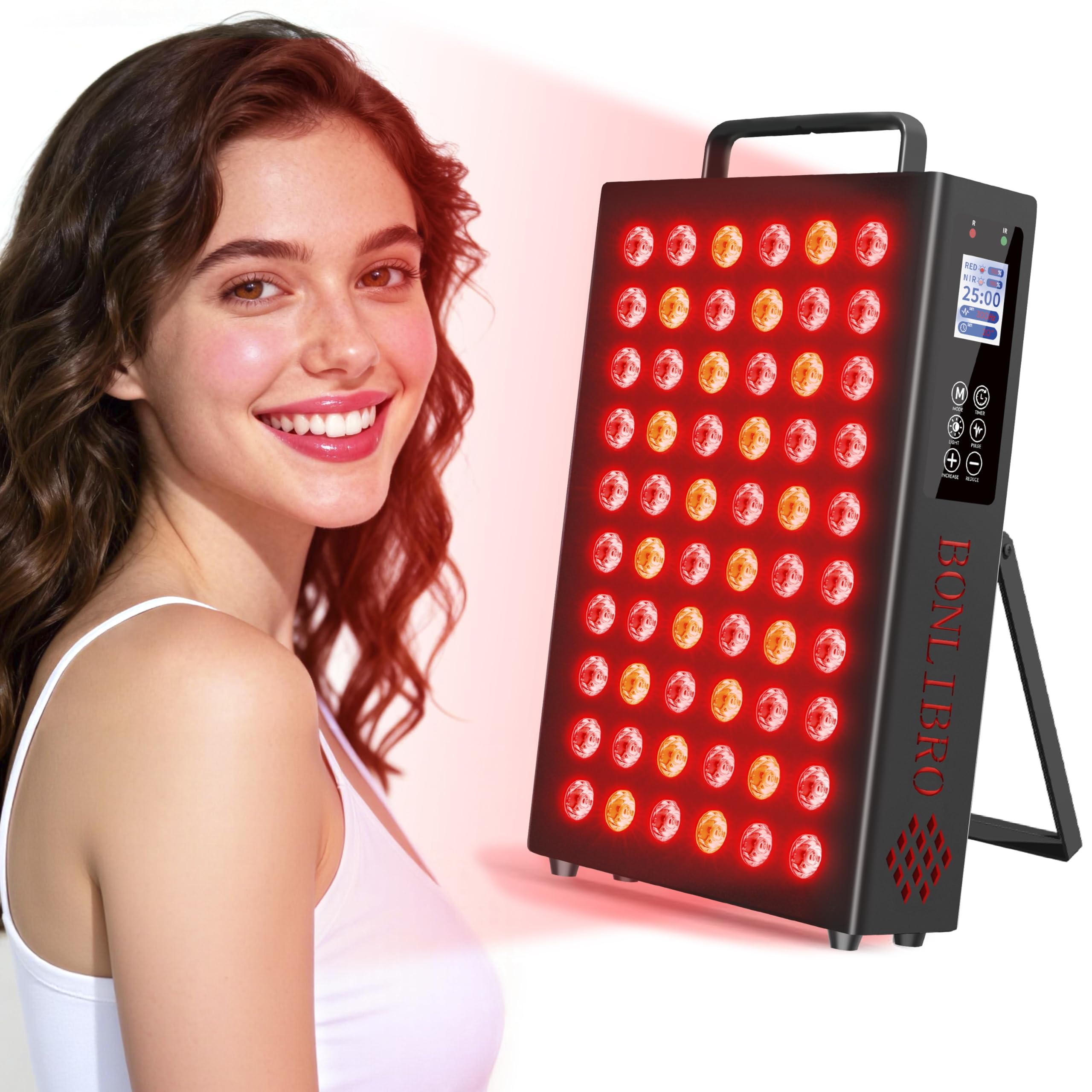 Photo 1 of Red & Infrared Light Therapy for Face and Body, Red Light Therapy Panel with Remote, High-Power LED Light Therapy to Improve Skin & Boost Energy, Perfect for Fitness| Workout Recovery, Best Gift