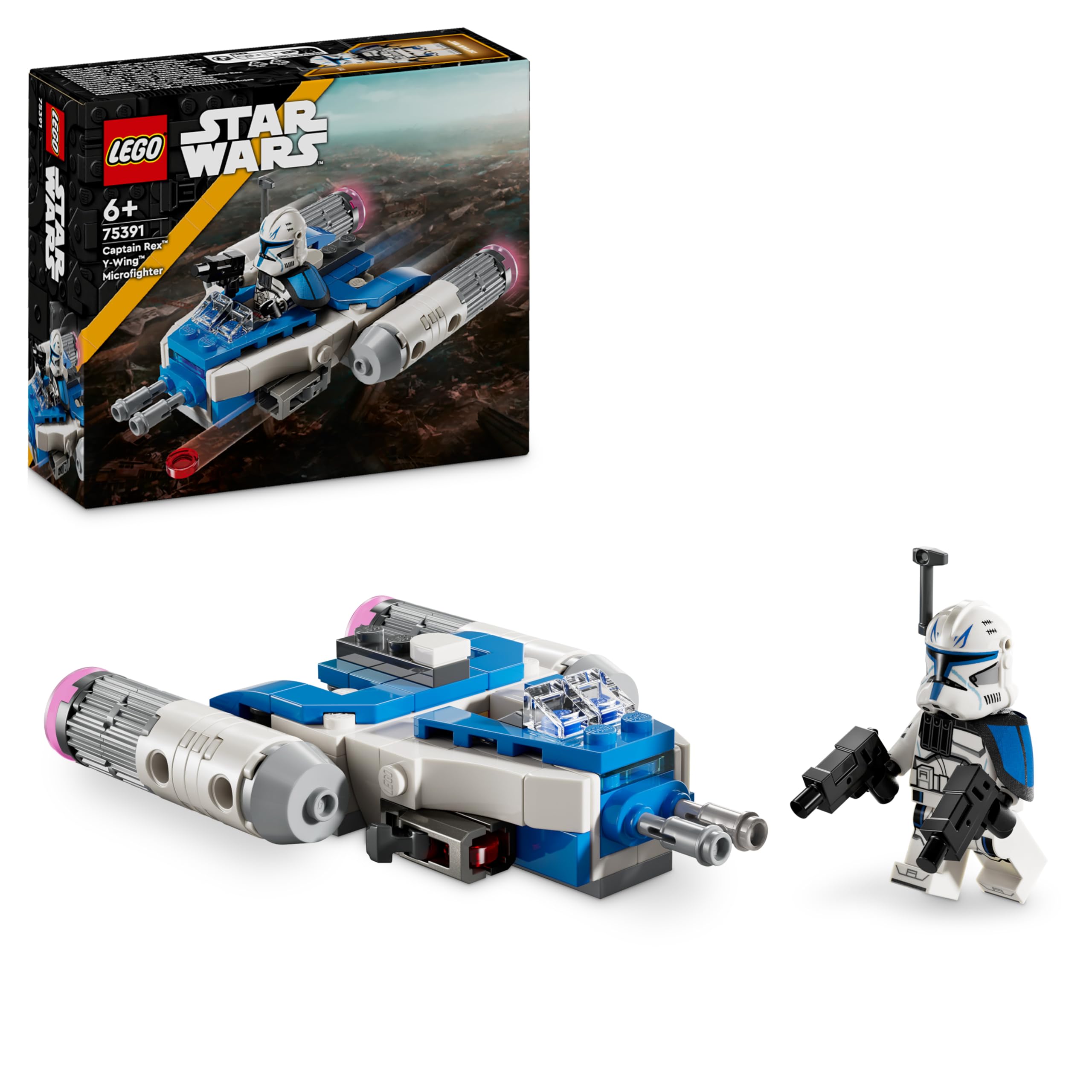LEGO Star Wars Captain Rex Y-Wing Microfighter Set 75391 Building