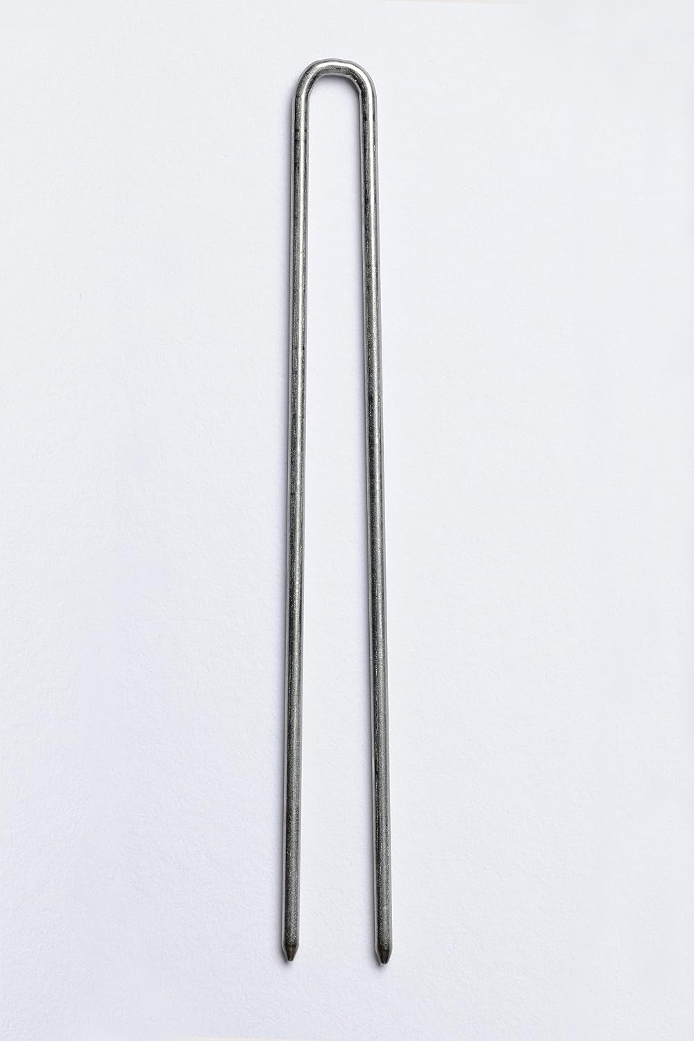 Straight Stainless Steel Heavy Duty Snagless Hairpins Handmade Hair Pin (Silver, 2 1/2 Inch)