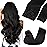 GOO GOO Clip in Hair Extensions Real Human Hair, Remy Human Hair Extensions Clip ins for Women, Natural Human Hair, 20inch 150g 9Pcs, 1B Natural black