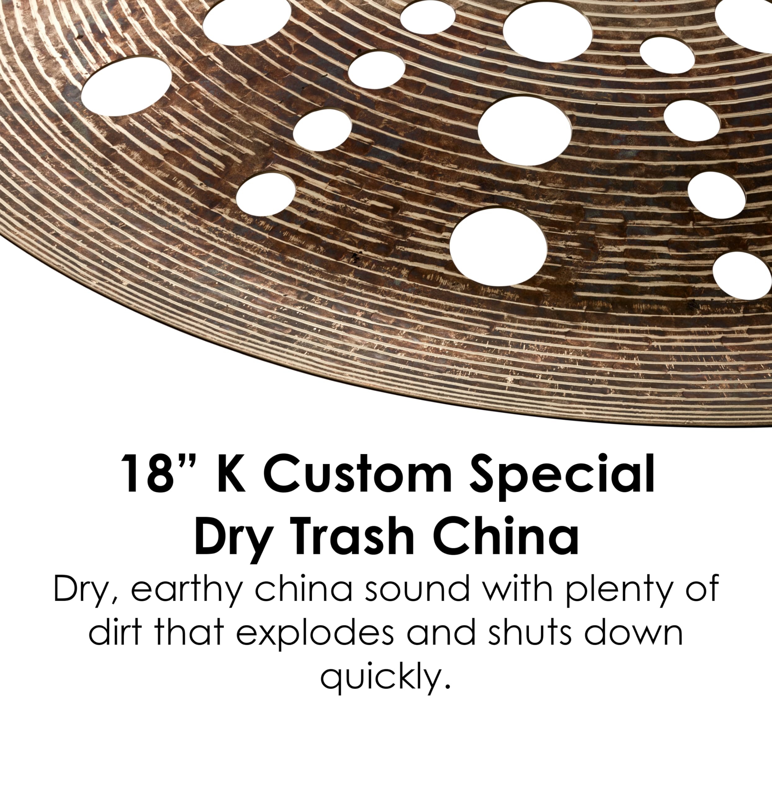 Zildjian K1420 Custom Special Dry Trash China 18"