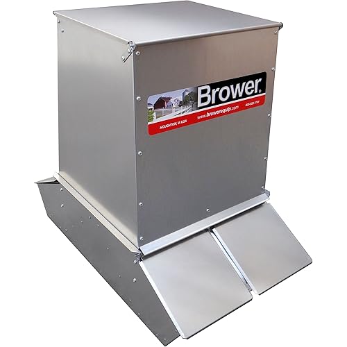 Brower SF74 Hog Feeder, Silver