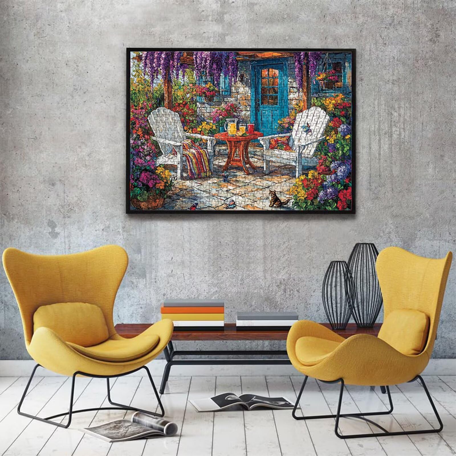 Puzzle giardino paesaggio, Puzzle Adulti 3000 pezzi, Puzzles Legno con Squisita Scatola di Imballaggio, Rompicapo per Esperti con Incastro Perfetto, Stampa Alta Definizione, Regalo per Adulti W3H-972