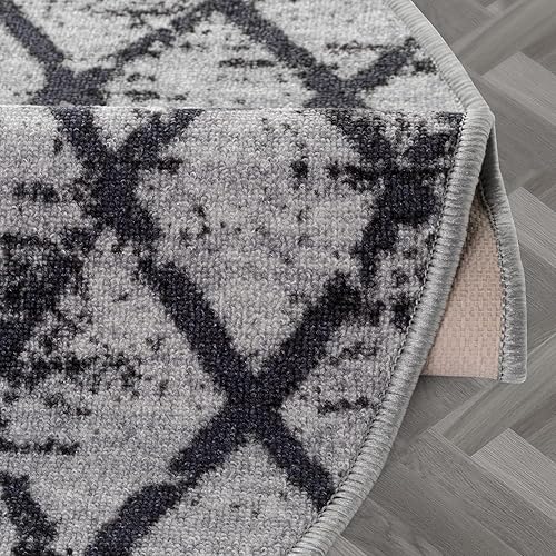 Miniatura 64 de Antep Rugs - Alfombras antideslizantes de 3 x 5 pies (antideslizante) con parte trasera de goma, de estilo antiguo, bohemio, marroquí y con pelo