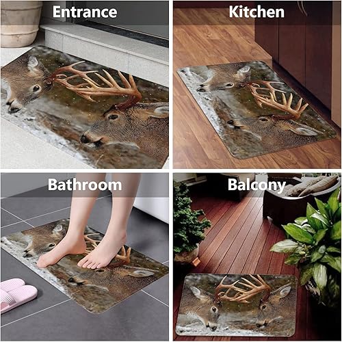 Miniatura 6 de Tapete de Mardi Gras, tapete antideslizante de bienvenida de temporada de 16 x 24 pulgadas, lavable al aire libre, tapete de Mardi Gras para puerta