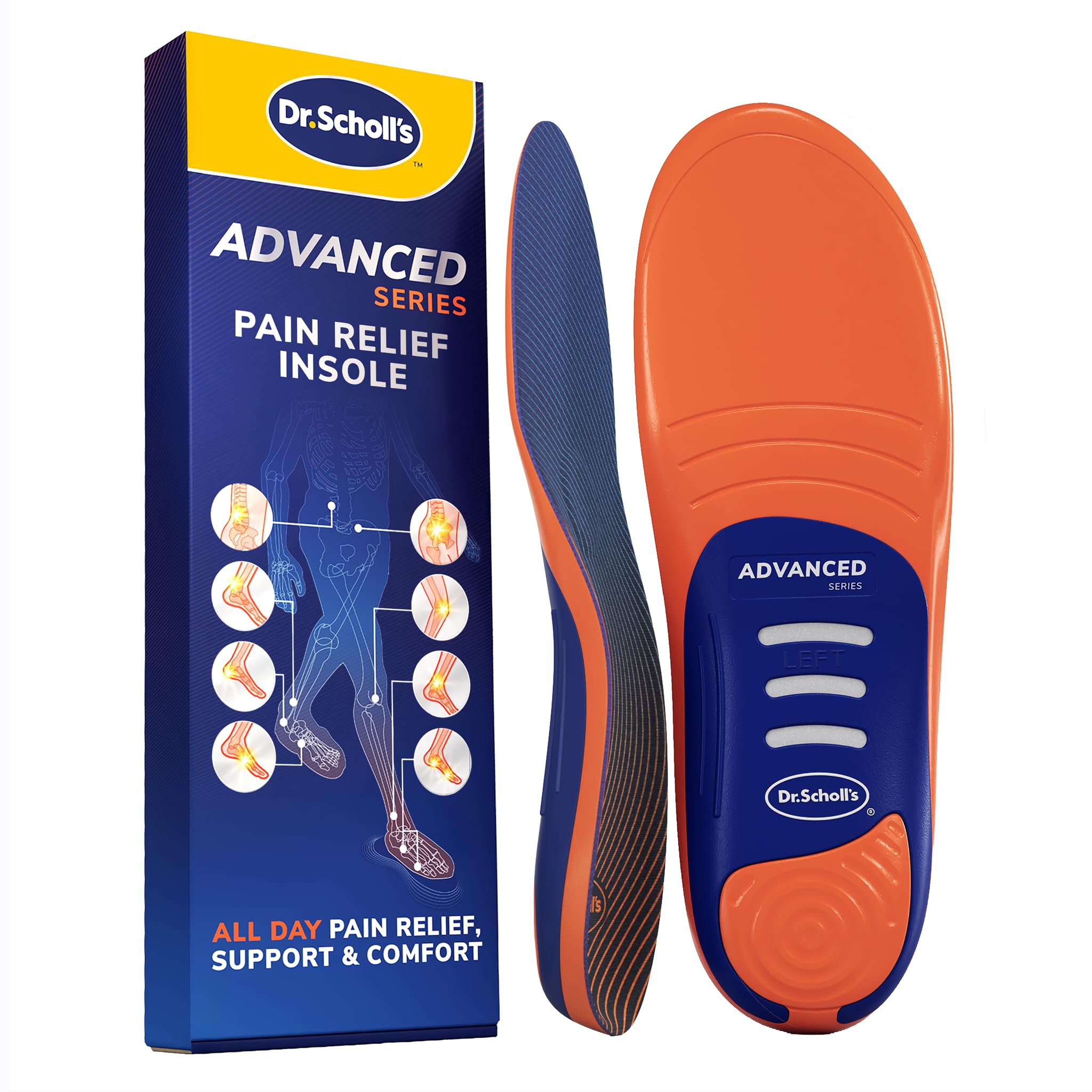 Dr. Scholl’s Advanced Pain Relief Insoles for Men Women