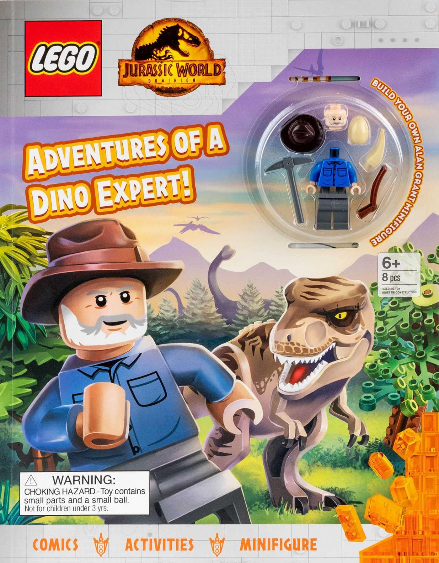 LEGO Jurassic World: Adventures of a Dino Expert! (Activity Book with Minifigure)