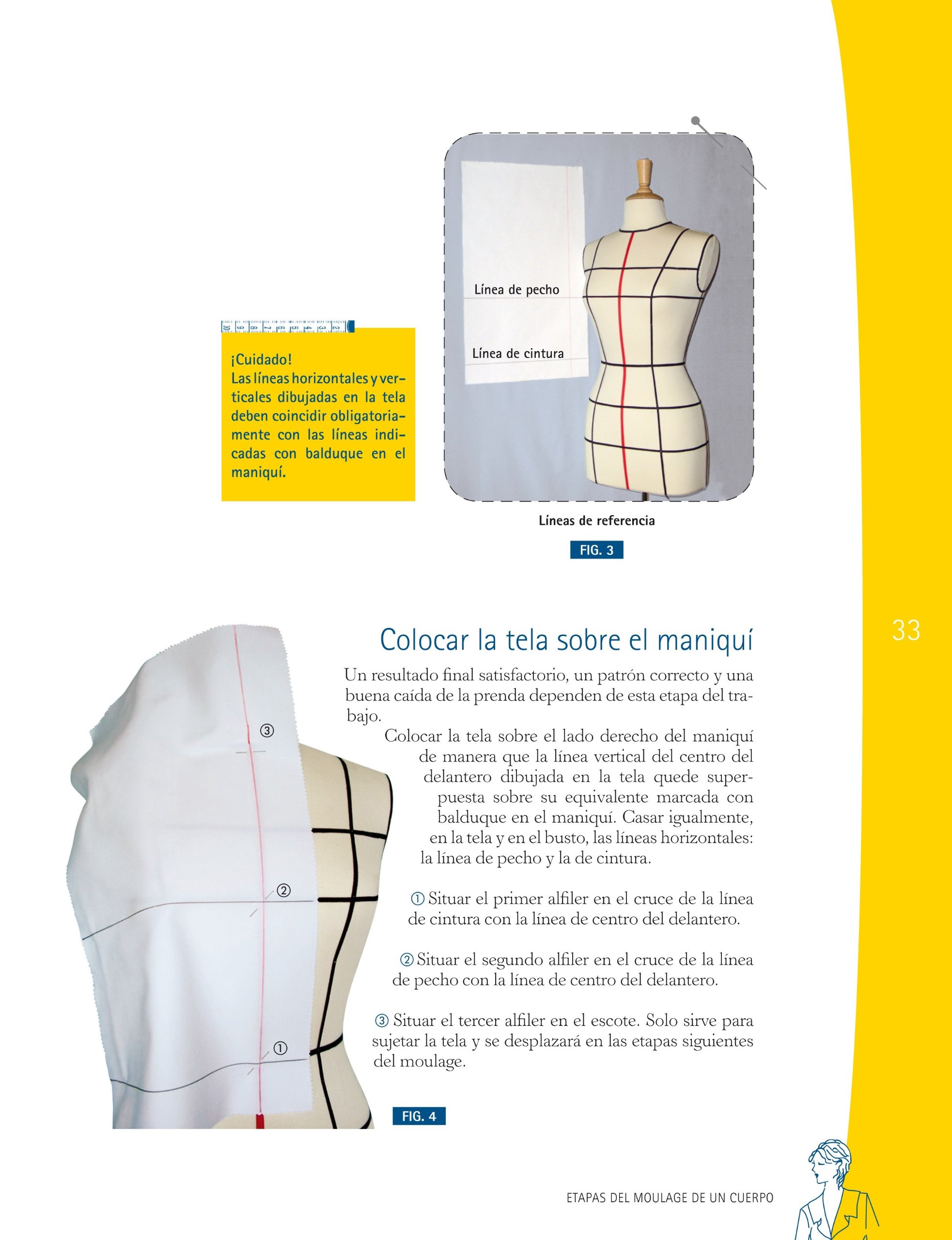 Diseño de moda. Moulage. Las bases: Técnica de creación de modelos sobre maniquí: 4