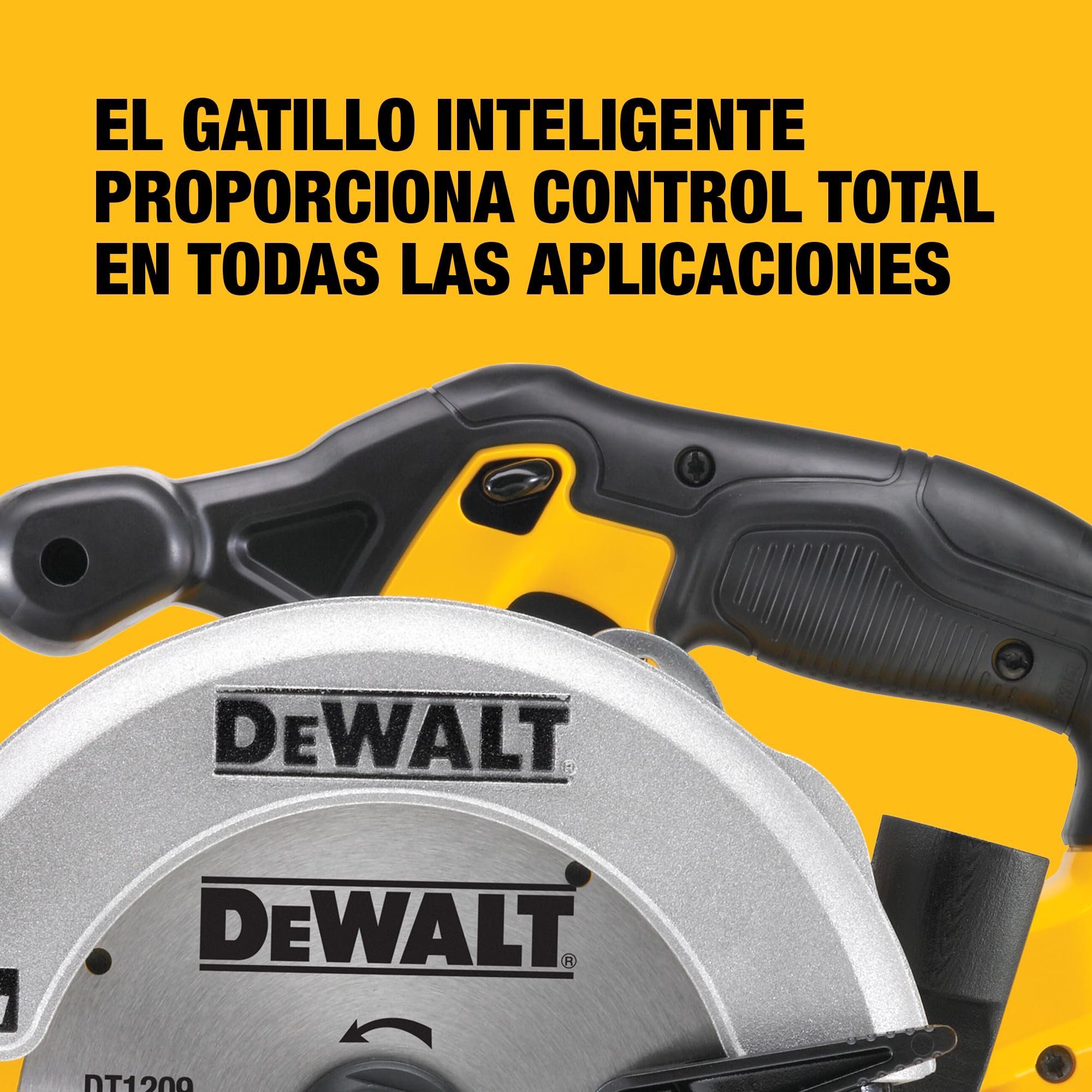 DEWALT Sierra Circular XR 18V, 460W, Disco de 165 mm, Profundidad de Corte Max. 55 mm, Velocidad 5150 rpm, Empuñadura Ergonómica, Incluye Maletín TSTAK, Sin Batería ni Cargador, DCS391NT-XJ