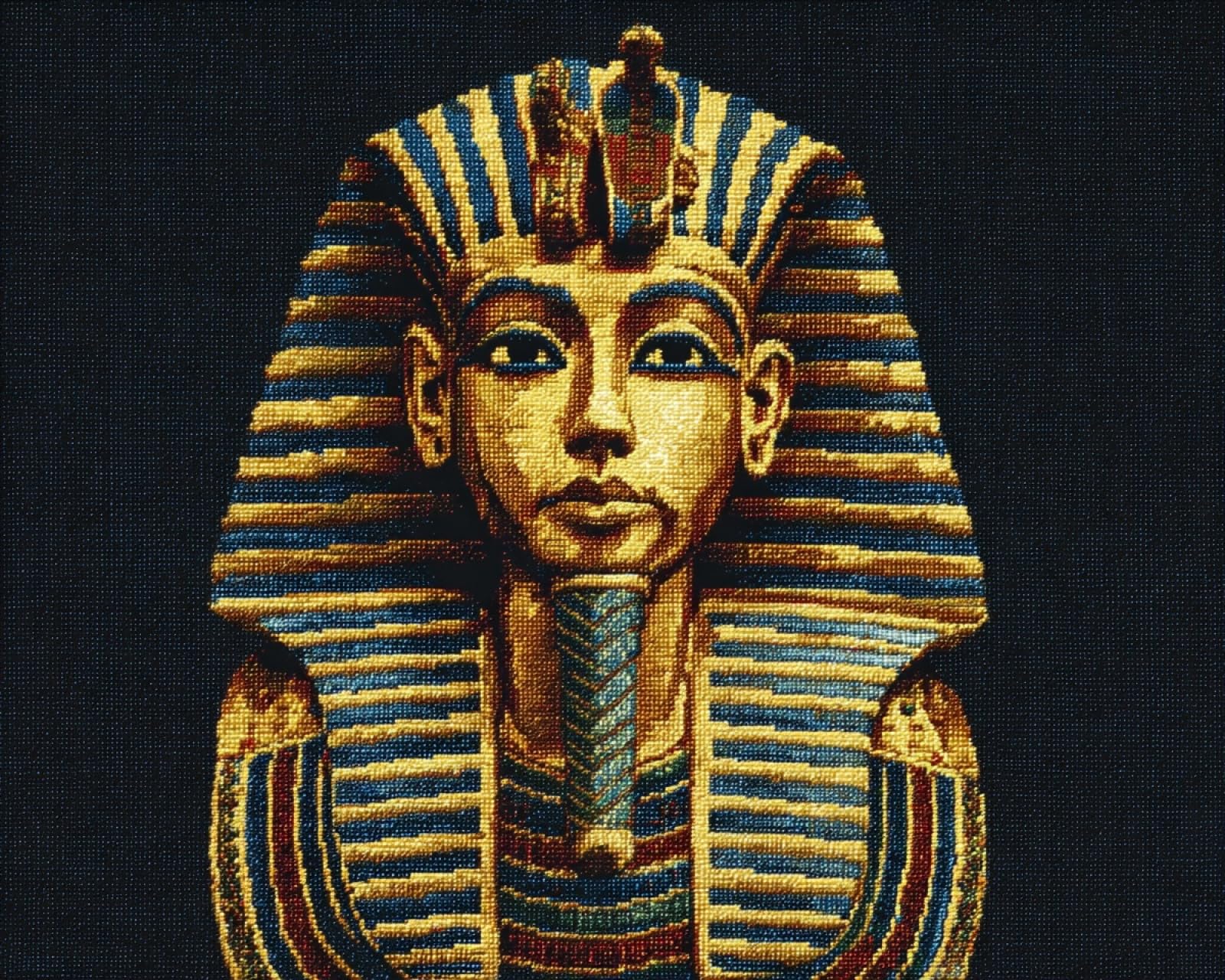 Wallphantom Latch Hook Rug Kit,Pharaoh Portrait