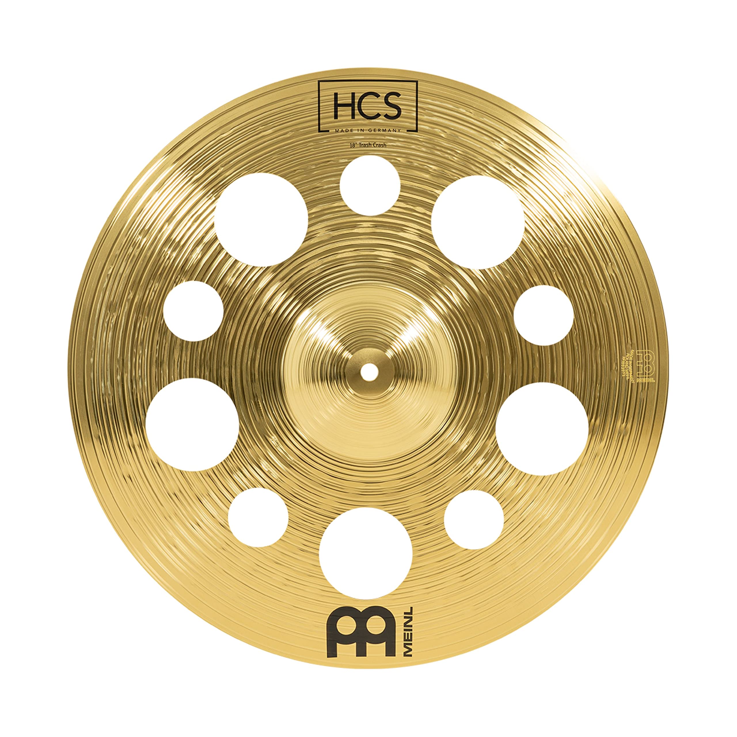 Meinl Cymbals HCS Trash Crash Cymbal 18 inch (Video) with holes