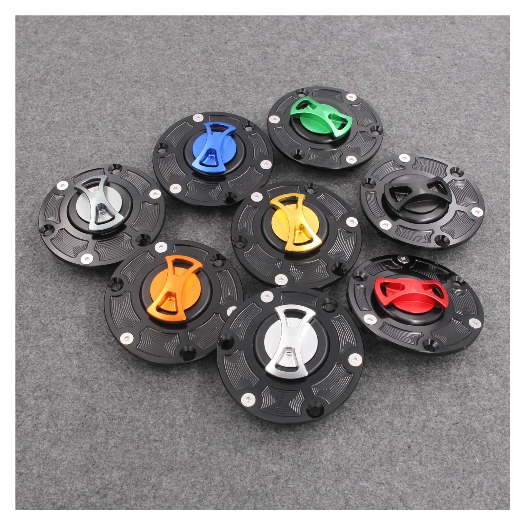 Tappo Serbatoio Gas Tubo Accessori Per Moto Copertura Del Tappo Del Serbatoio Del Carburante Per Street Triple 2007-2008 Copertura Del Tappo Del Serbatoio Del Carburante Per Moto(Silver)