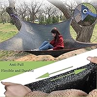 Vista 5 de Paño de sombra – Malla de malla para jardín con ojales, cubierta solar para pérgola, plantas de patio, invernadero, gallinero, tasa de sombreado